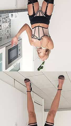 Hot Blonde Ukrainian Ff Stockings Masturbation