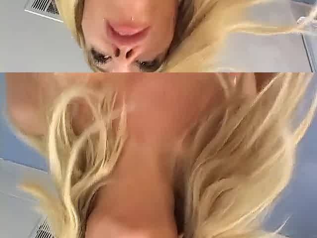Large shlong man gets his knob sucked by large titty blond doxy previous to banging her