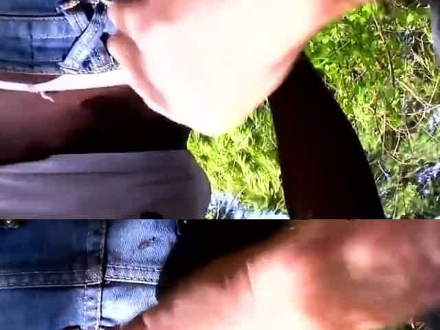 Hammering In Public With Squirting Ebony Sexpot