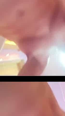 Cute MILF Peeing a Lot and Finger Her Butt Hole in Bathroom,homemade.