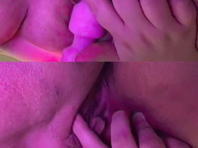 Fingering my vagina and squirting on my period