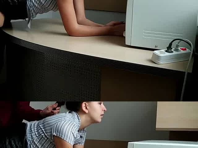Boss Fucks Insatiable Secretary Hard In Office And Covers Her With Cum - Verified Amateurs