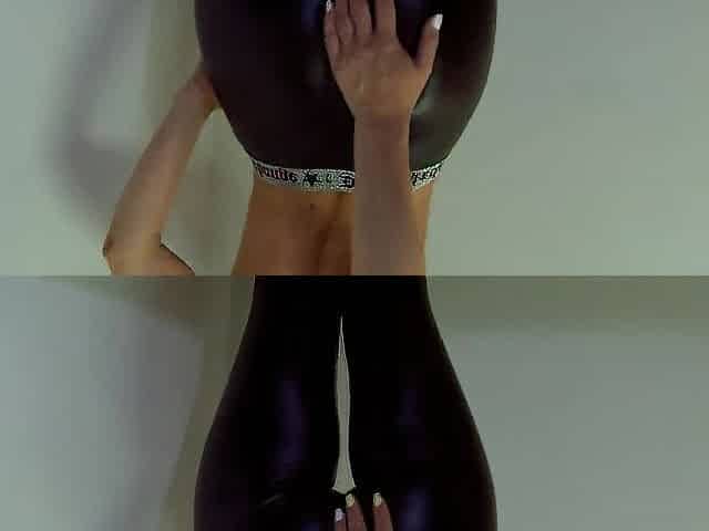 My hawt butt in constricted leather leggings made him cum so much on my booty
