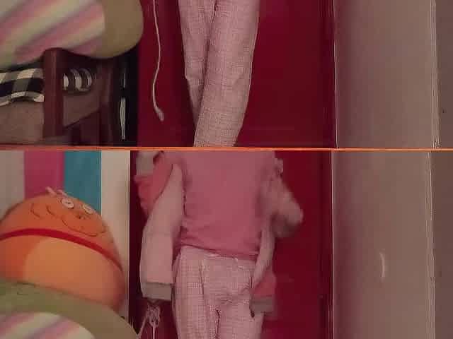 Pink Femboy Undress Tease