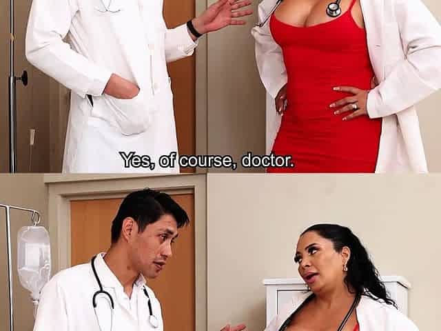 THE MILF SEDUCED THE DOCTOR . Gali Diva