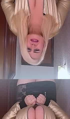 Dirty Words Riding Big Dildo