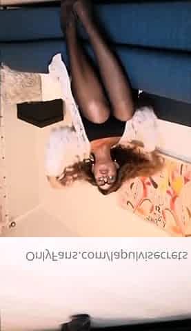 Amateur redhead shaves and masturbates