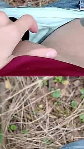 Female Risky Masturbation POV in Public Plase
