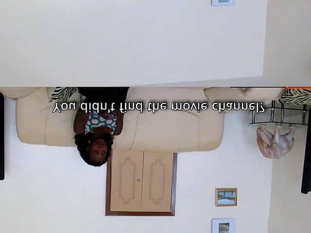 Hired this EBONY MAID to clean my place