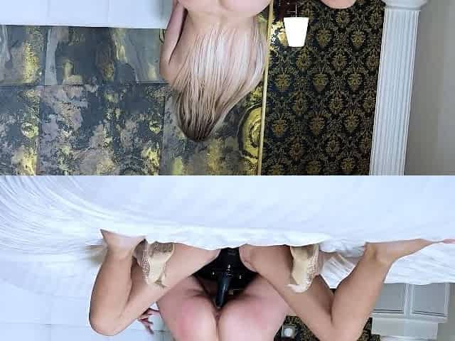 Long haired brunette lesbian pornstar Kirsten