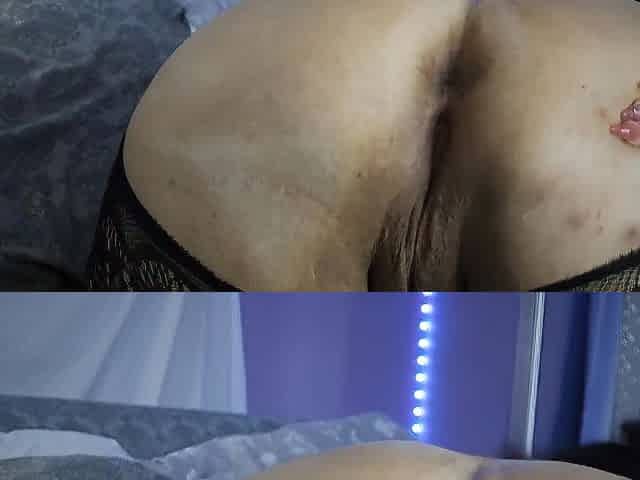 Close Up Butt and Cunt Widen