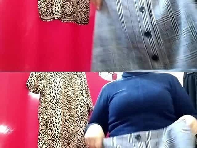 Mature MILF Tries on Skirts in the Mall on Her Big Ass
