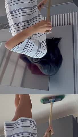 Housekeeper Seduces Young Latino Man to Fuck Her and Cum in Her Pussy