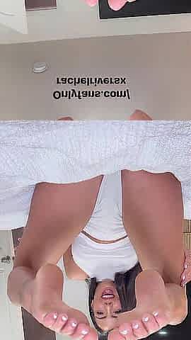 White toes feet JOI