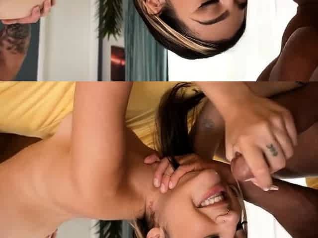 Hot Petite Latina Takes Two BWCs MMF Threesome