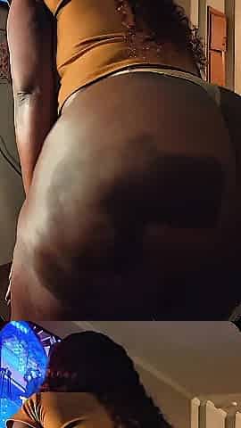 Breasty big beautiful woman Black Twerk Tease