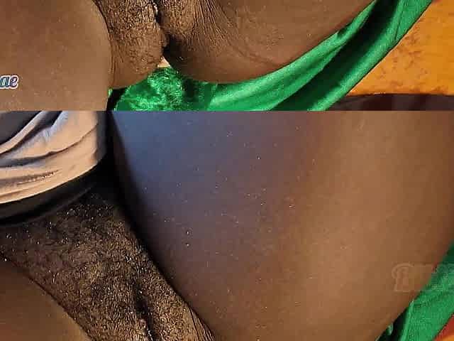 Horny wife flashing snatch whilst that babe fix her broken nails