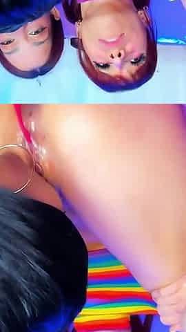 Lesbian Blowjob with Moans