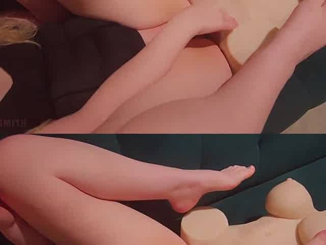 Lesbo Foot Massaging Her Massive Breasts And Squirt On Her - Tantaly Sex Doll