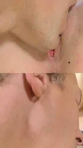 Unexpected Kitchen Creampie with Skinny Blonde