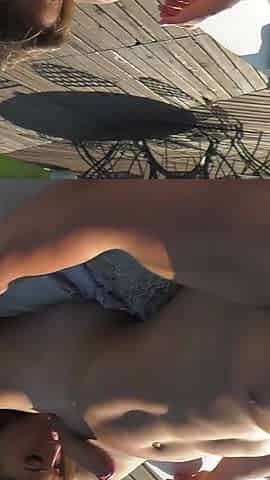This Italian slut get one dick in her pussy, one in her ass and 13 in her mouth