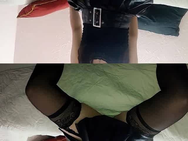 Large Booty Alternative Angel in Mini Petticoat and Garters Drilled Hard Doggy Style