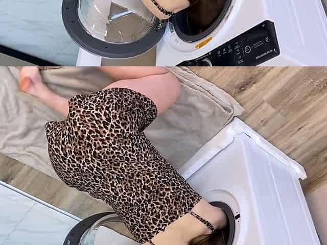 Fucking My Big-Ass Stepmom Stuck in the Washing Machine