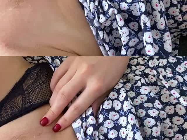 Big boob brunette masturbates on webcam