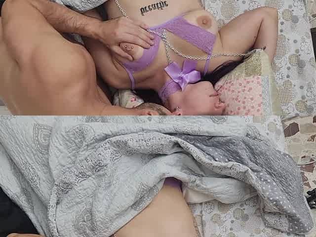 I Made You Cum Now Suck My Dick Strong Shaking Orgasm for Big Boobed Girl