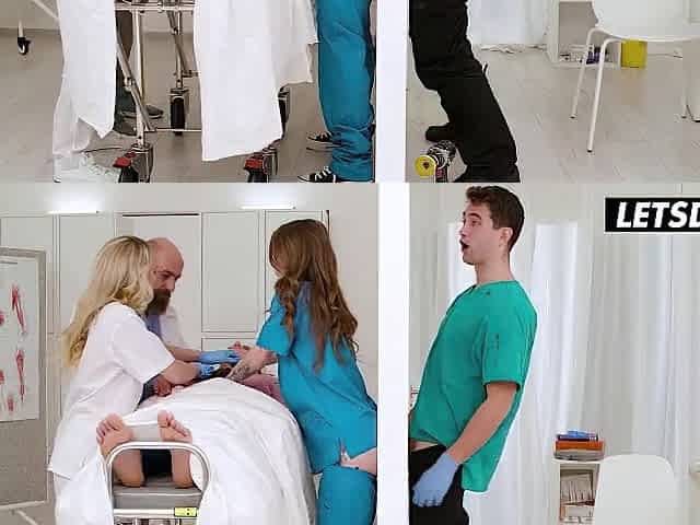 Sloppy Gloryhole Oral-job From a Nasty Nurse With Tattooed Arms