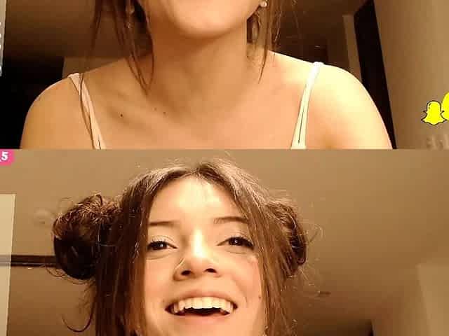 Amateur Webcam Teen Flashes Masturbates