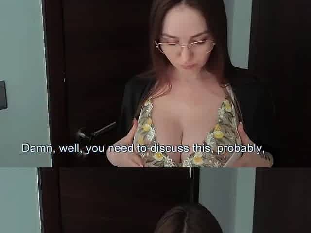 Stepmom needs honest feedback on her fresh tits