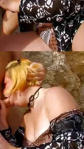 Blonde big ass chick is picked up on the beach and fucked in the ass