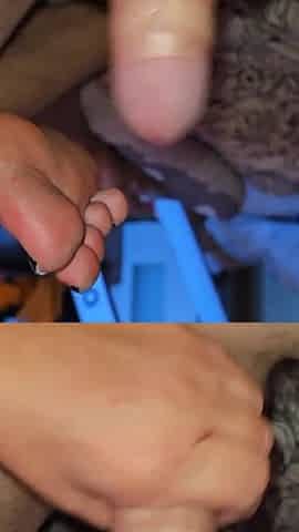 Stepmom, Let Me Clean Your Soles with Cum
