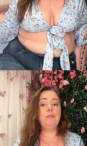 Hot amateur bbw stripping and masturbating