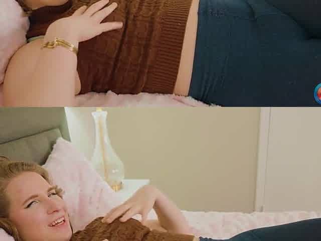 GROOBYGIRLS - Abby Affchen Bootyful Thick Booty On Display