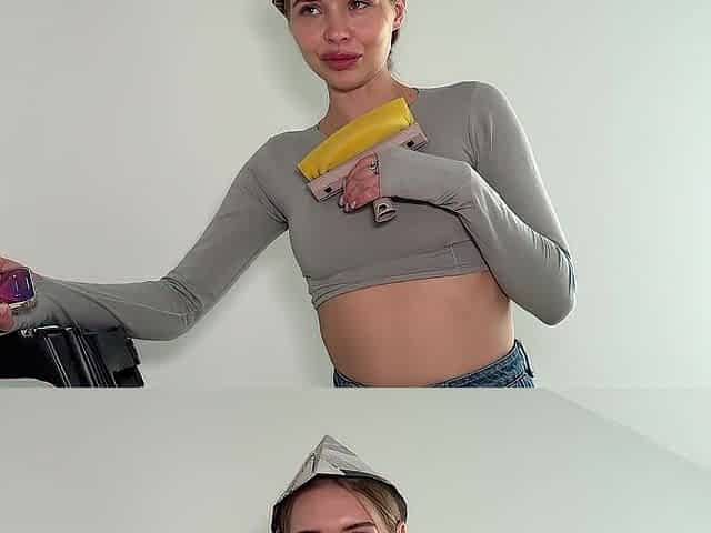 Student needs cash. I tore her jeans on the butt and banged her