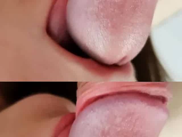 Kinky Teen Gives a Sensual Blowjob - POV Amateur Video