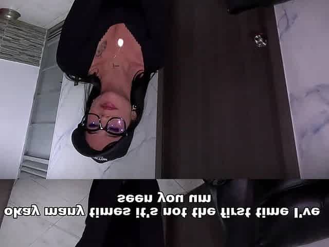 I'm a Delivery Girl and I Had to Deliver Milk. He Give Me with Milk Inside My Pussy.