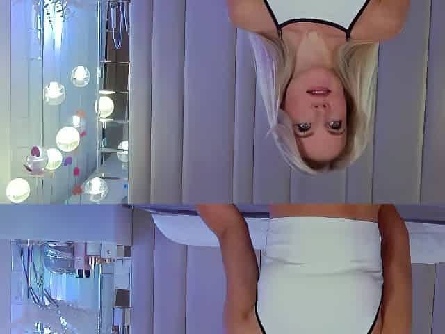 Curly Blonde Teen Records Solo Dildo Masturbation More at