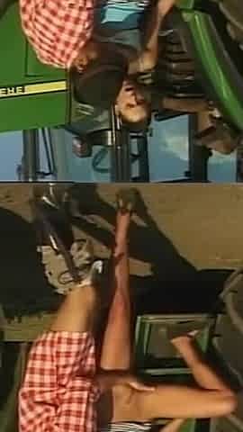 Young Busty Vintage Ass Fucked by Amateur Farmer's Huge Cock
