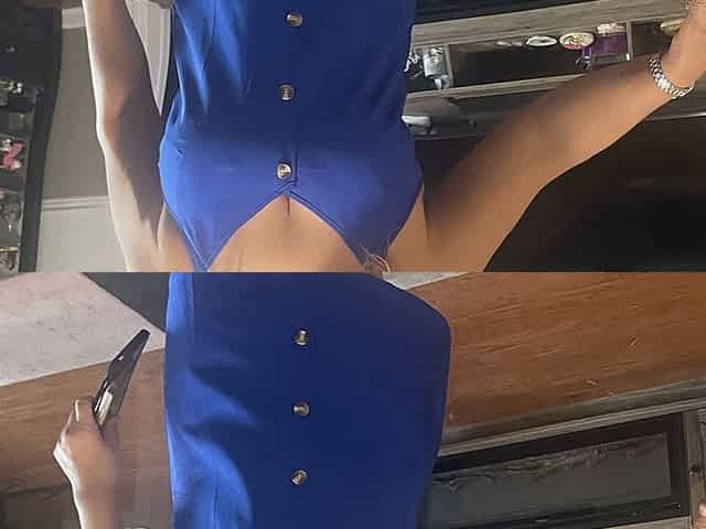 Sexy Blonde Real Wife in Every Day Life