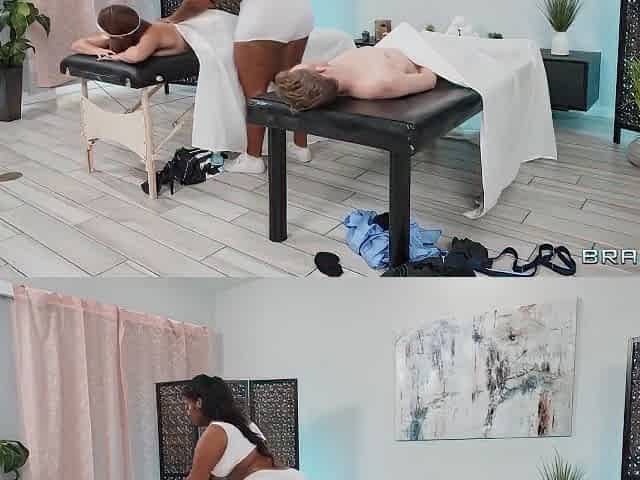 Jayla Page - Fat Masseuse Seduces And Fucks Her Young Client