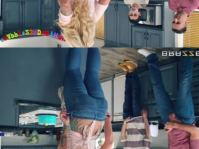Blonde busty wife Ryan Conner is there to be shared with friends