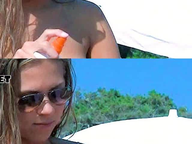Playful young nudist chicks caught on a voyeur camera