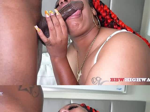 cinniamon roja taking hard ebony penis