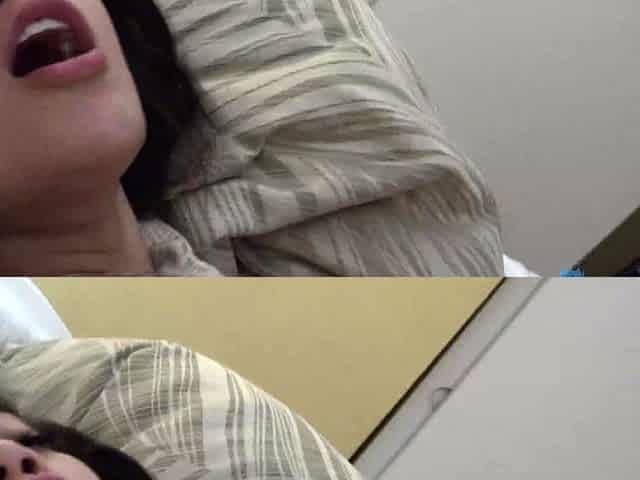 Amateur Asian teen sucks this big hard cock