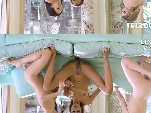 2 Slim Lezzies Involve Their Petite Teen 18+ Maid In Crazy 3some With Lots Of Squirting And Pussy-eating