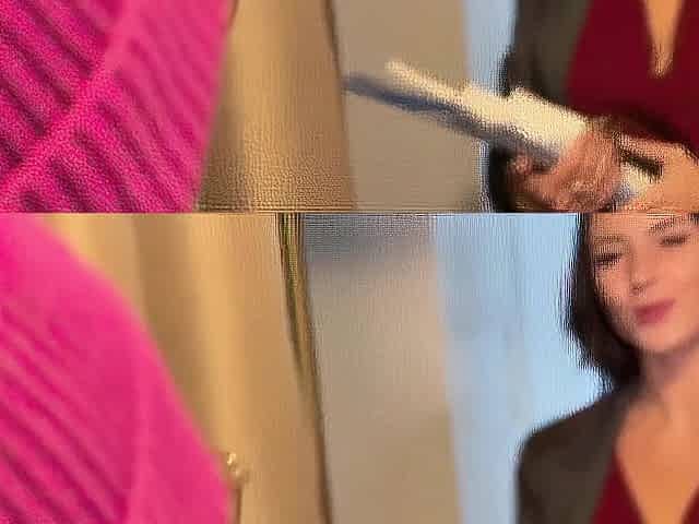 A Gorgeous Wild Brunette hair Comes to Gulp Her Dose of Cum!