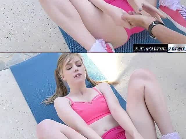 Dolly has stepdad stretches her vagina